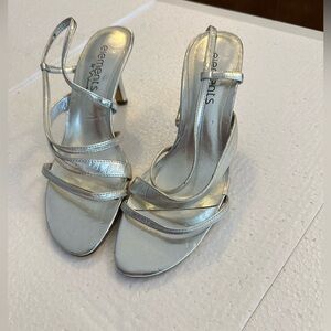 Silver sandals